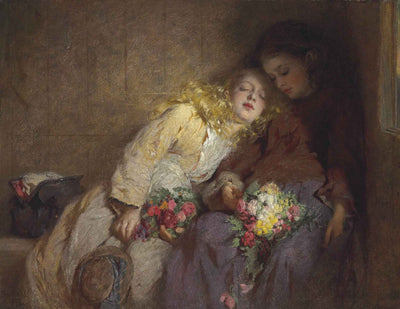 The return home in hallway
