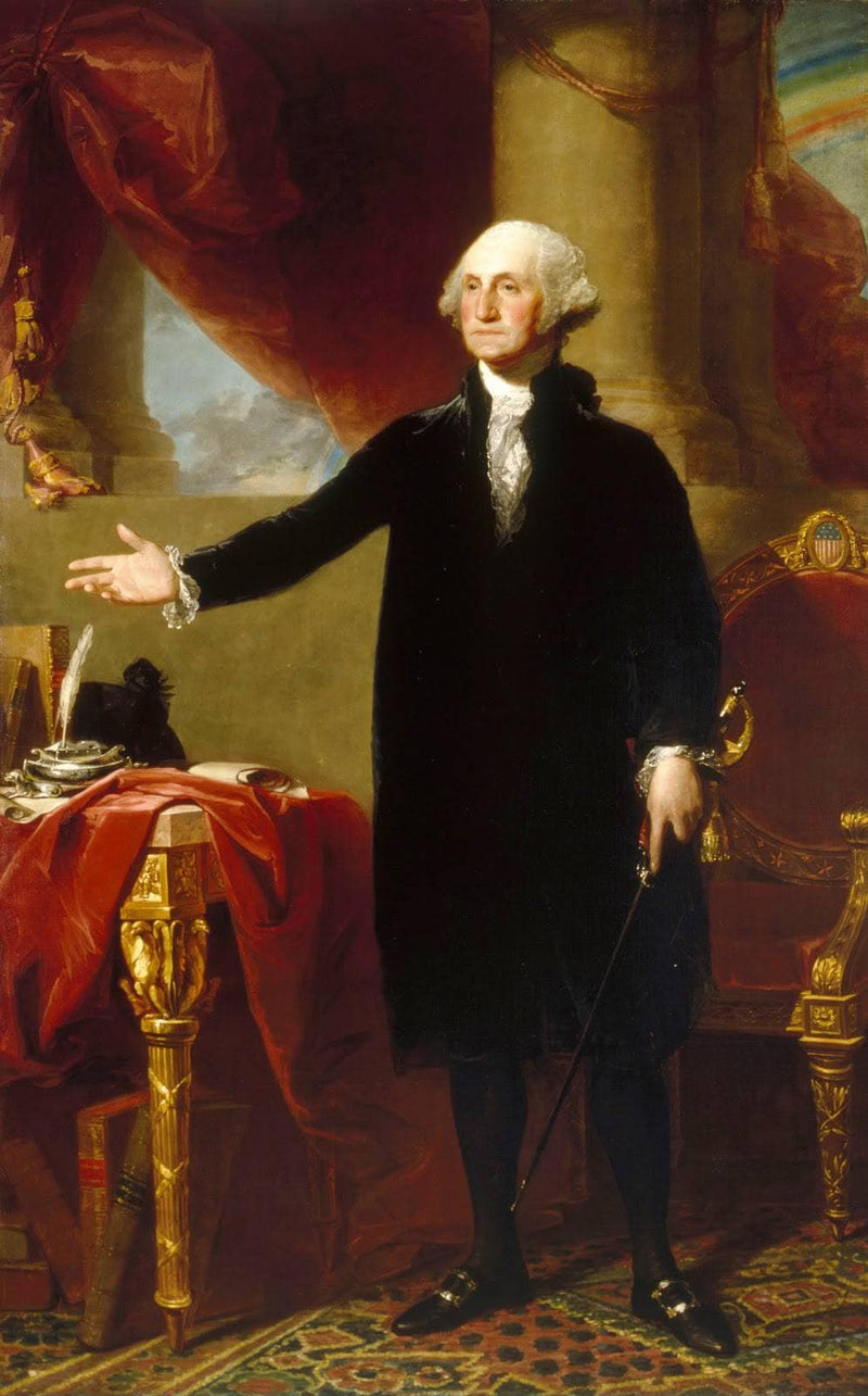 George Washington (The Landsdowne Portrait) by Gilbert Stuart — Oil Painting Reproduction