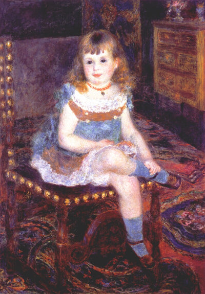 Georgette Charpentier Seated in kitchen