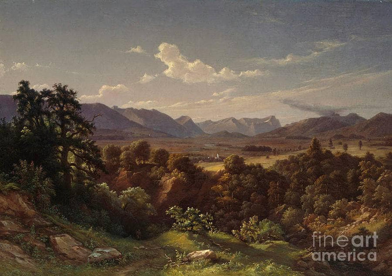 German landscape by Knud Baade — Oil Painting Reproduction