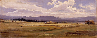 Threshing in the Roman Campagna in bedroom