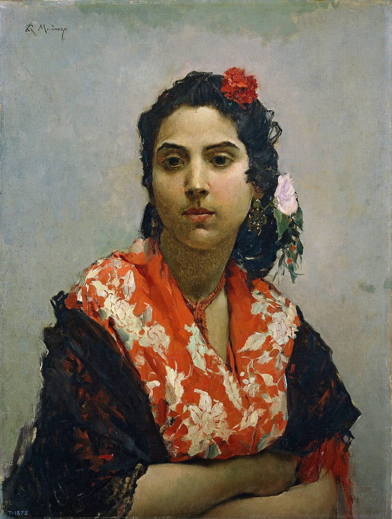 Gipsy Girl by Raimundo de Madrazo — Oil Painting Reproduction
