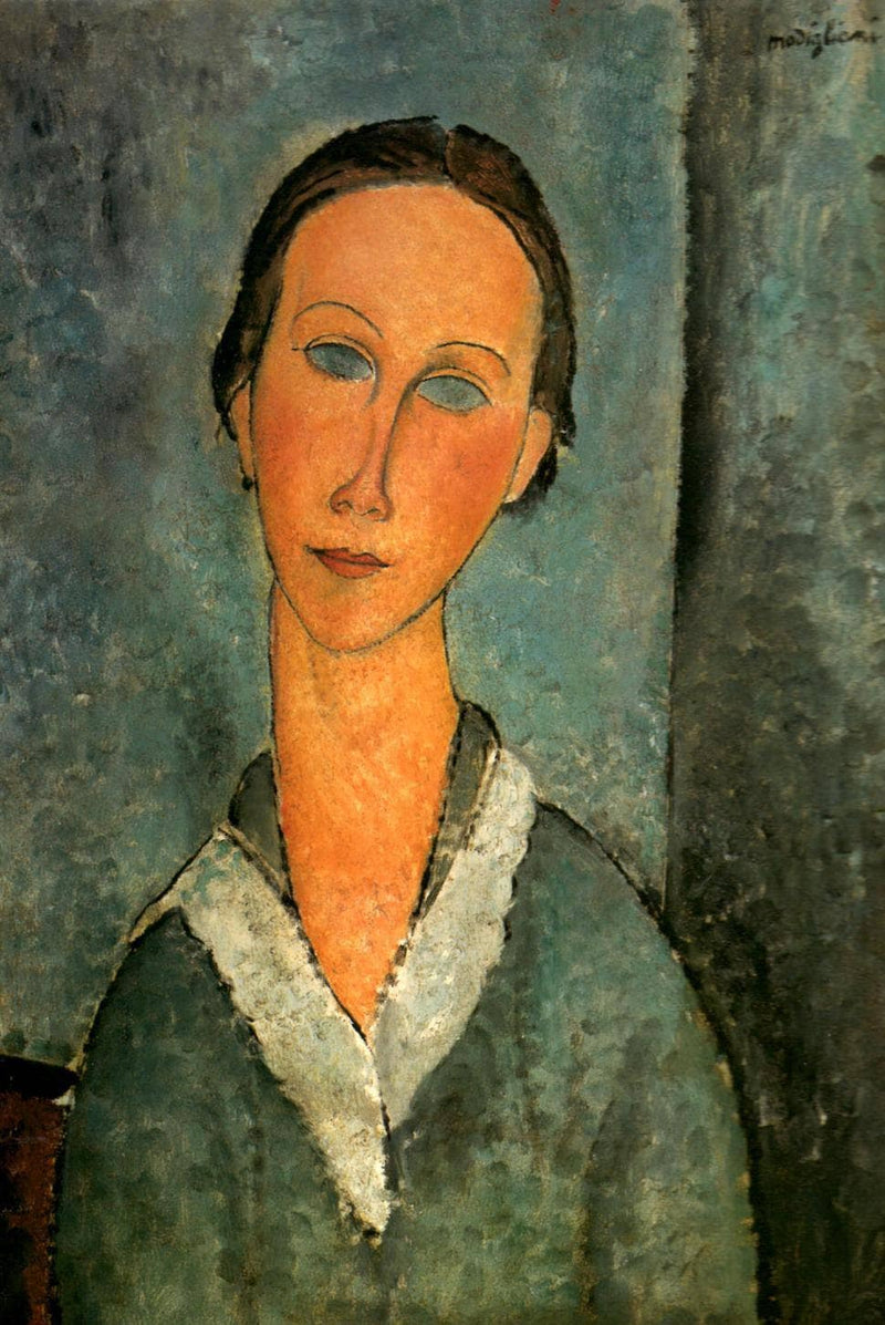 Girl in a Sailor's Blouse by Amedeo Modigliani — Oil Painting Reproduction