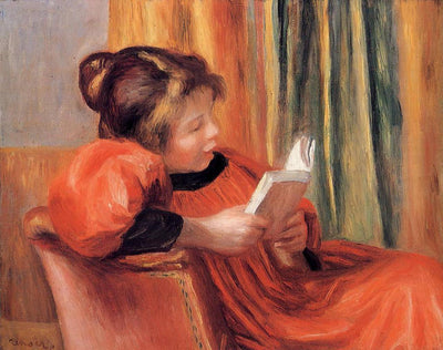 Girl Reading in bedroom