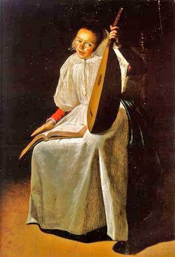 Girl with a Lute by Judith Leyster — Oil Painting Reproduction