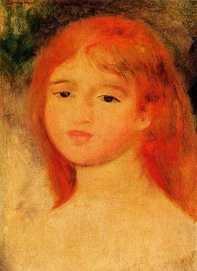 Girl with Auburn Hair in hallway