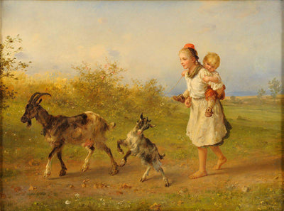 Girls from the Schwalm in modern living room