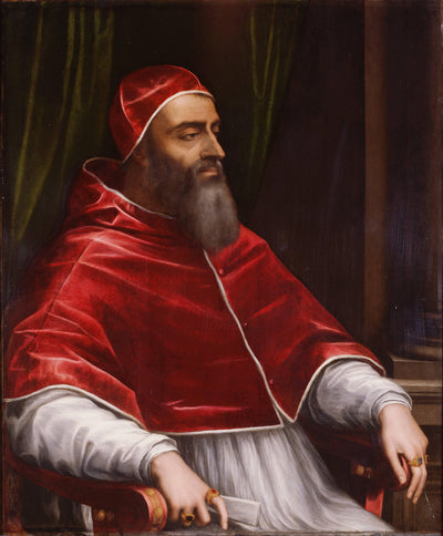 Giulio Di Giuliano De' Medici, Pope Clement VII in study