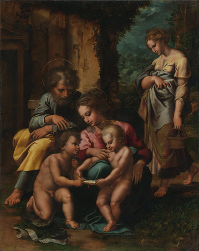 The Holy Family in master bedroom