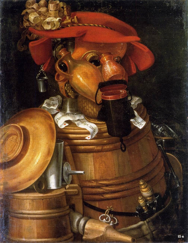 The Waiter by Giuseppe Arcimboldo — Oil Painting Reproduction