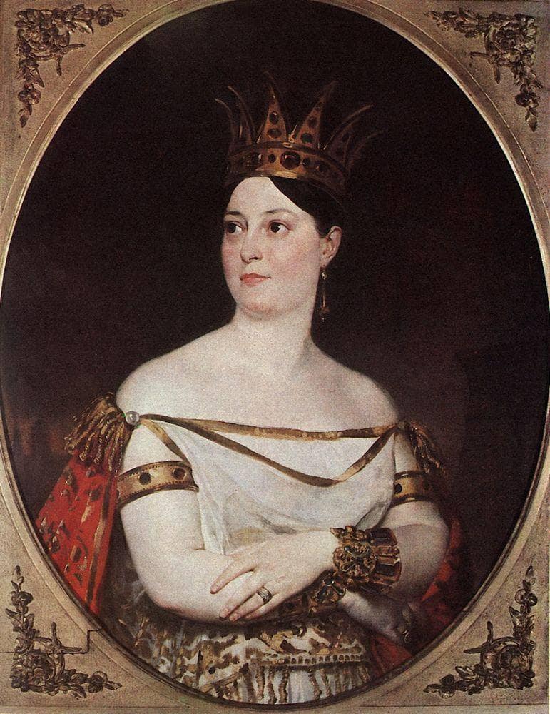 Giuseppina Ronzi de Begnis by Karl Bryullov — Oil Painting Reproduction