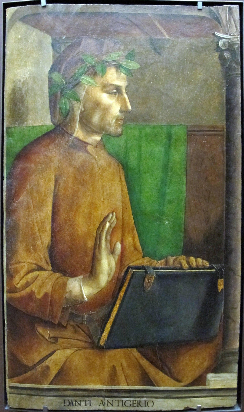Dante Alighieri by Justus van Gent — Oil Painting Reproduction