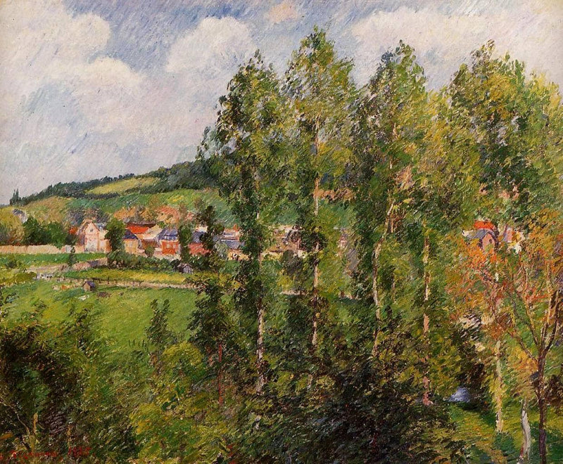 Gizors, New Section by Camille Pissarro — Oil Painting Reproduction