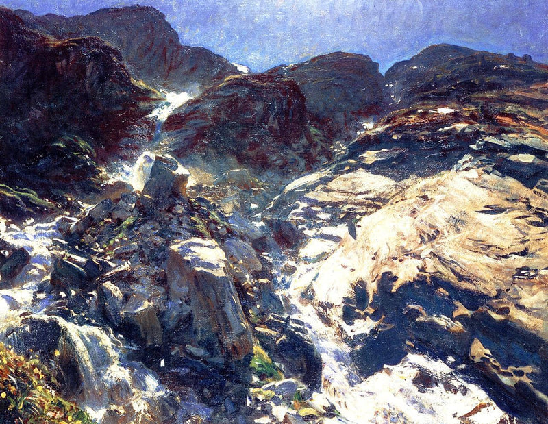 Glacier Streams by John Singer Sargent — Oil Painting Reproduction