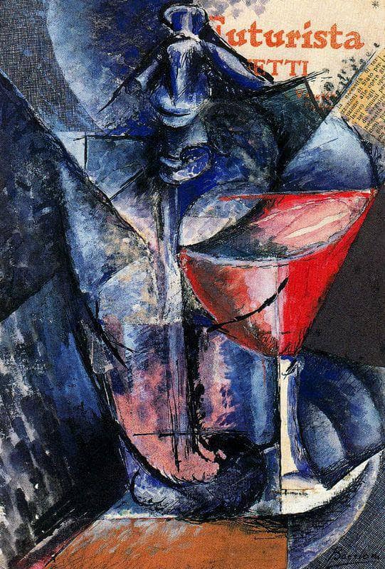 Glass and Syphon by Umberto Boccioni — Oil Painting Reproduction