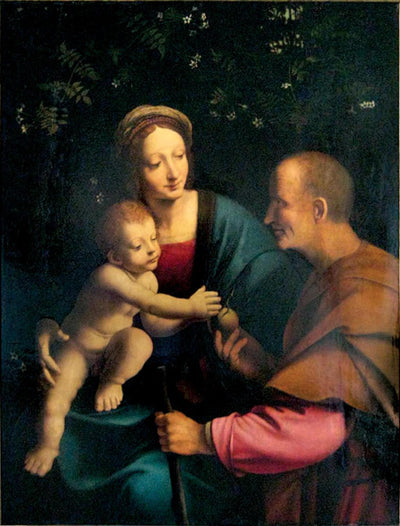 Holy Family in living room