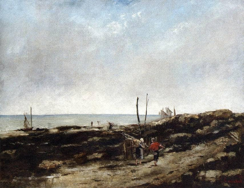 Going Fishing by Gustave Courbet — Oil Painting Reproduction