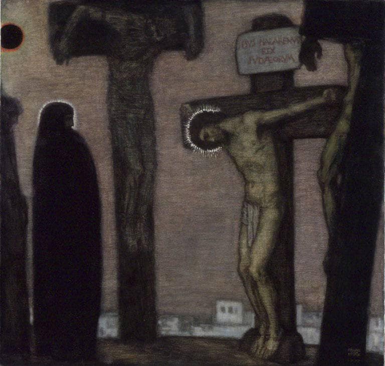 Golgotha by Franz Stuck — Oil Painting Reproduction