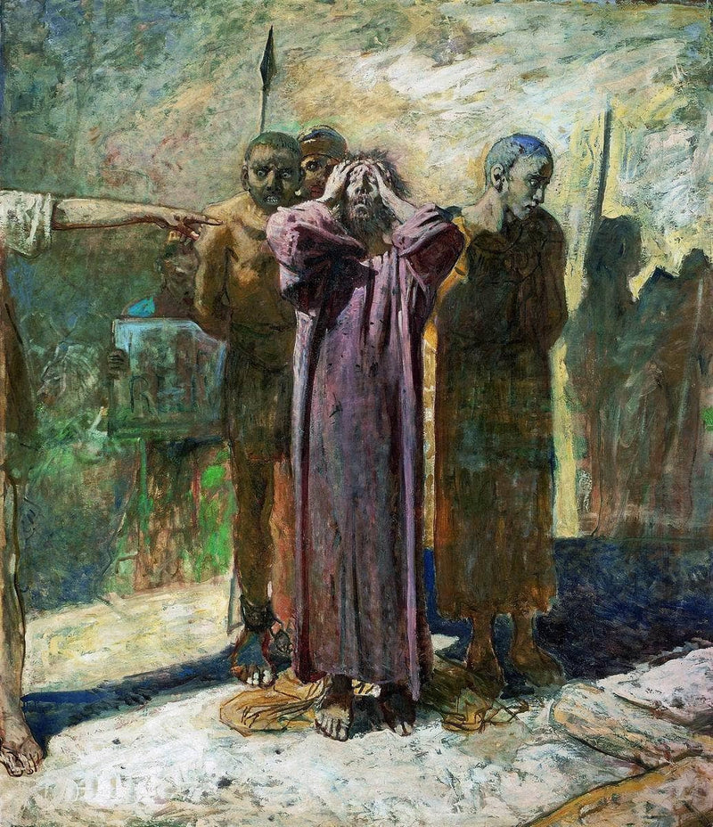 Golgotha by Nikolai Ge — Oil Painting Reproduction