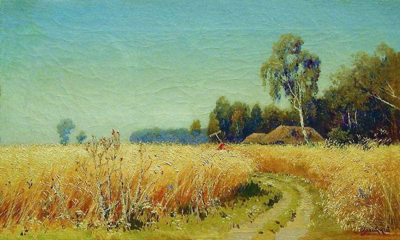 Grain is maturing by Volodymyr Orlovsky — Oil Painting Reproduction