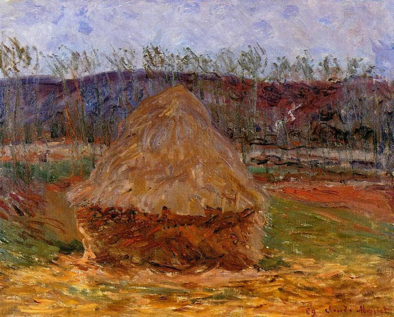 Grainstack at Giverny by Claude Monet — Oil Painting Reproduction