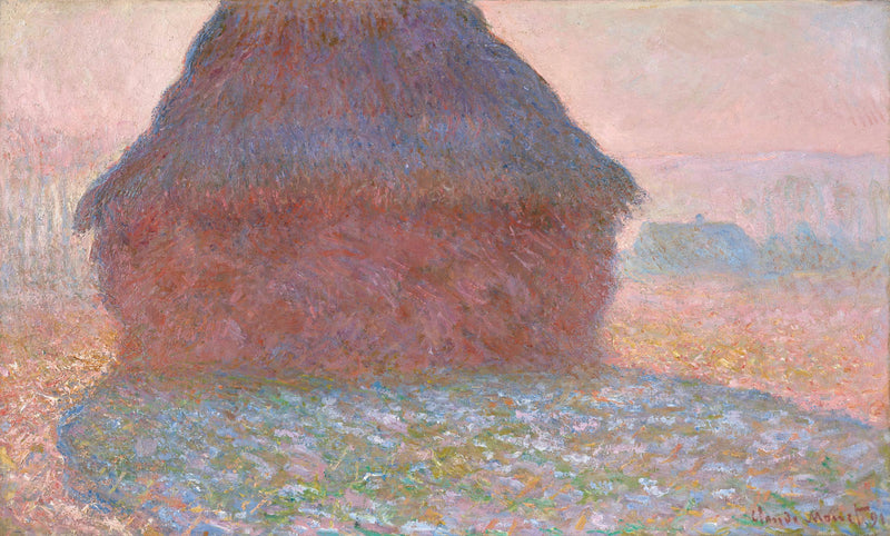 Grainstack in Sunshine by Claude Monet — Oil Painting Reproduction