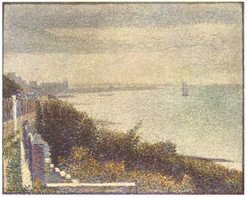 Grandcamp, Evening by Georges Seurat — Oil Painting Reproduction
