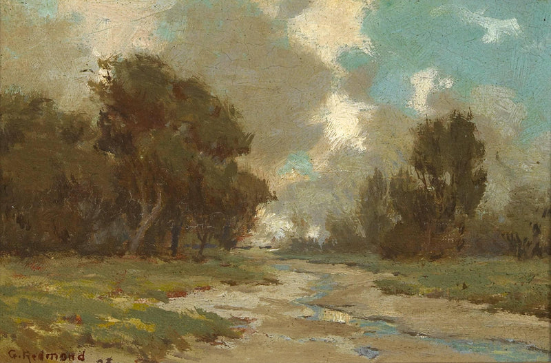 After the Rain by Granville Redmond — Oil Painting Reproduction