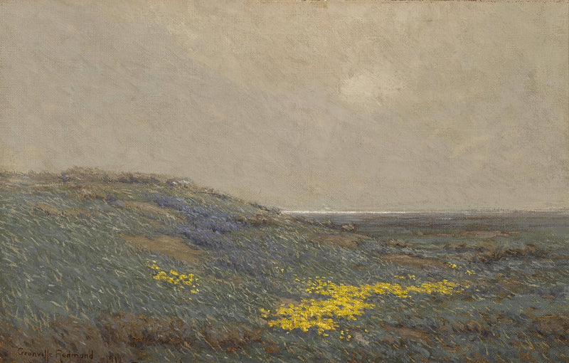 Coastal Wildflowers by Granville Redmond — Oil Painting Reproduction