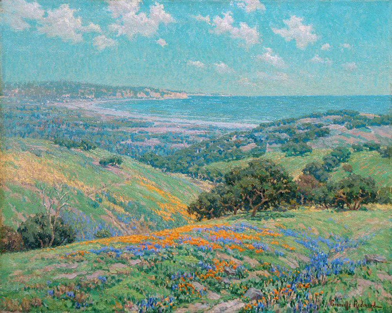 Malibu Coast, Spring by Granville Redmond — Oil Painting Reproduction