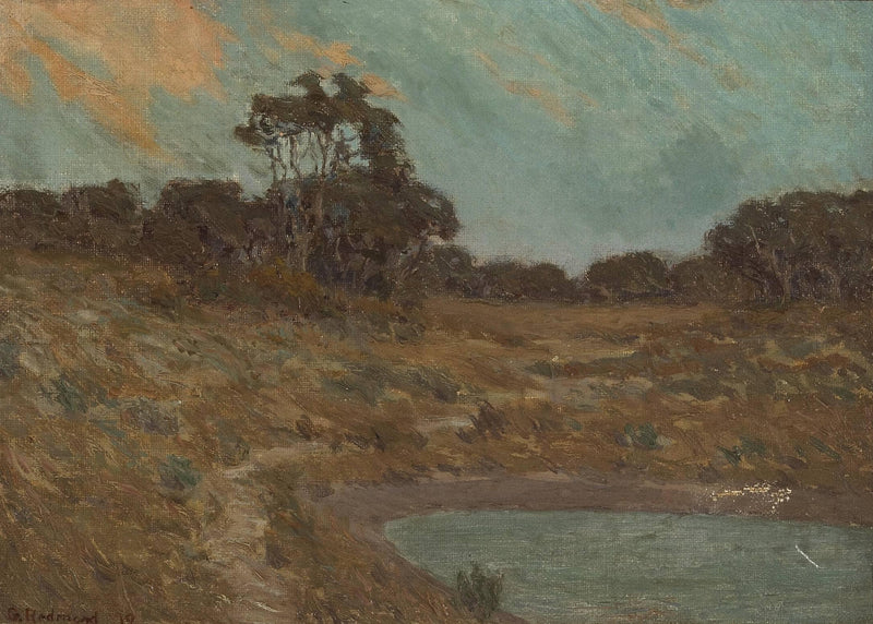 The Old Pond by Granville Redmond — Oil Painting Reproduction