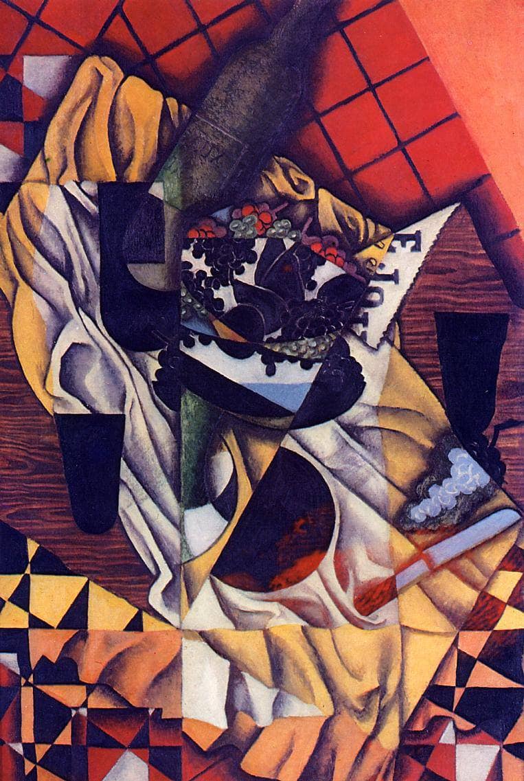 Grapes by Juan Gris — Oil Painting Reproduction