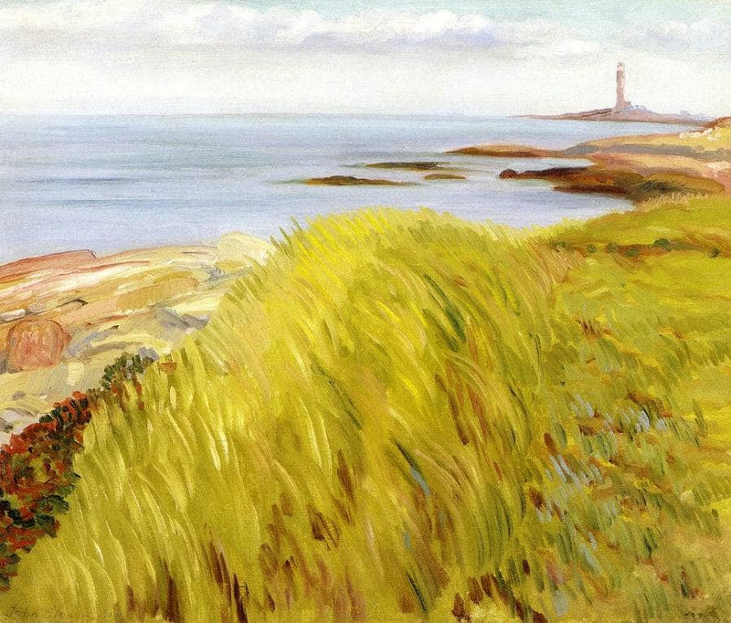 Grassy Dunes, Gloucester by John French Sloan — Oil Painting Reproduction