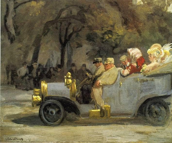 Gray and Brass by John French Sloan — Oil Painting Reproduction