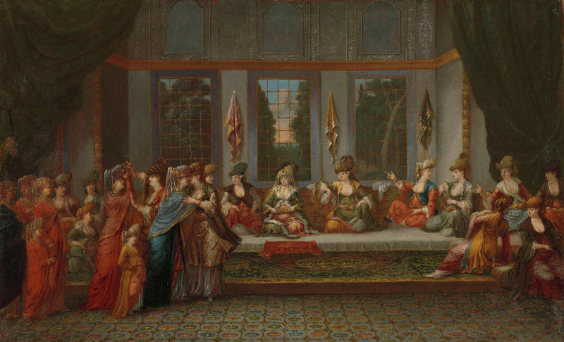 Greek Wedding by Jean Baptiste Vanmour — Oil Painting Reproduction