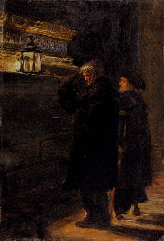 Greenwich Pensioners At The Tomb Of Nelson by John Everett Millais — Oil Painting Reproduction