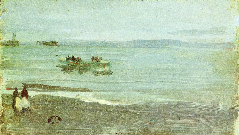 Grey and Silver Mist - Lifeboat by James McNeill Whistler — Oil Painting Reproduction