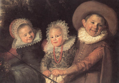 Group of Children (detail) in kitchen