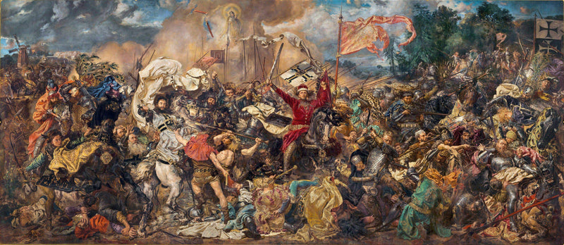 Battle of Grunwald by Jan Matejko, Oil Painting Reproduction