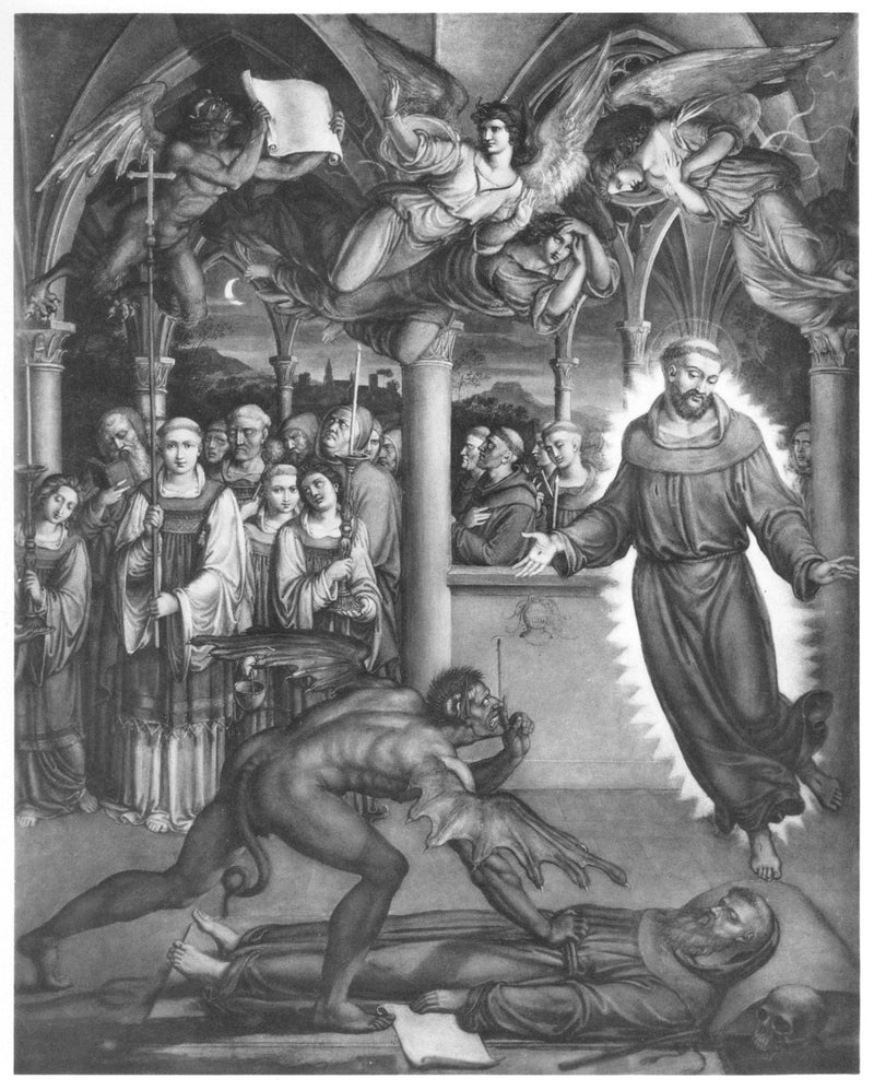 Guido Da Montefeltre, Vom Teufel Erfaßt by Joseph Anton Koch — Oil Painting Reproduction