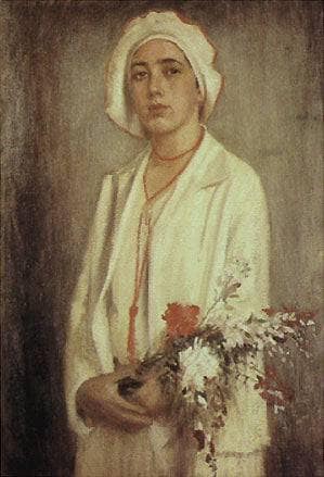 Guigui's portrait by Alfredo Andersen — Oil Painting Reproduction