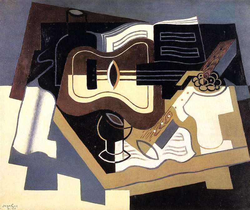 Guitar and Clarinet by Juan Gris — Oil Painting Reproduction