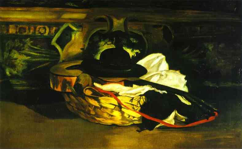 Guitar and Hat by Edouard Manet — Oil Painting Reproduction