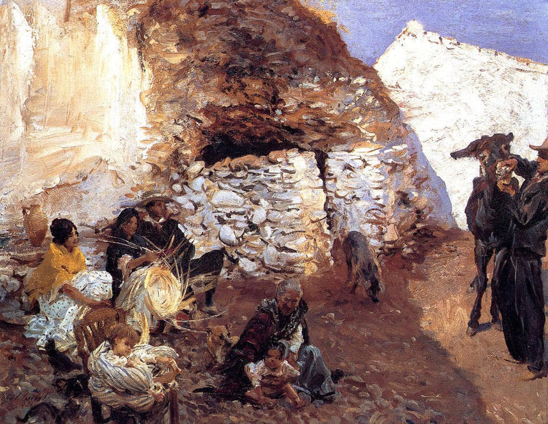 Gypsy Encampment by John Singer Sargent — Oil Painting Reproduction