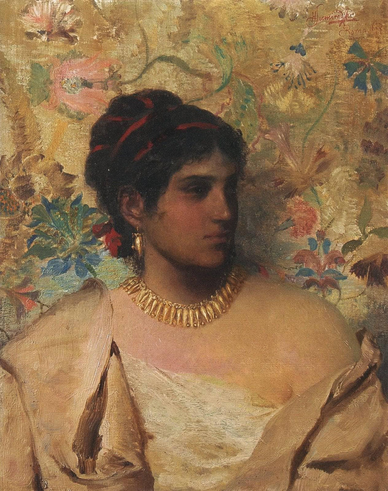 Gypsy Woman by Henryk Siemiradzki — Oil Painting Reproduction