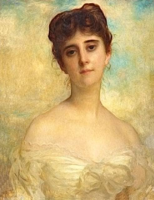 Louise Lefuel Hochon by Ernest Hébert — Oil Painting Reproduction