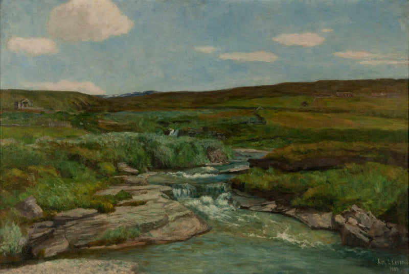 Høyfjell by Kitty Lange Kielland — Oil Painting Reproduction