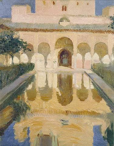 Hall of the Ambassadors, Alhambra, Granada by Joaquín Sorolla — Oil Painting Reproduction