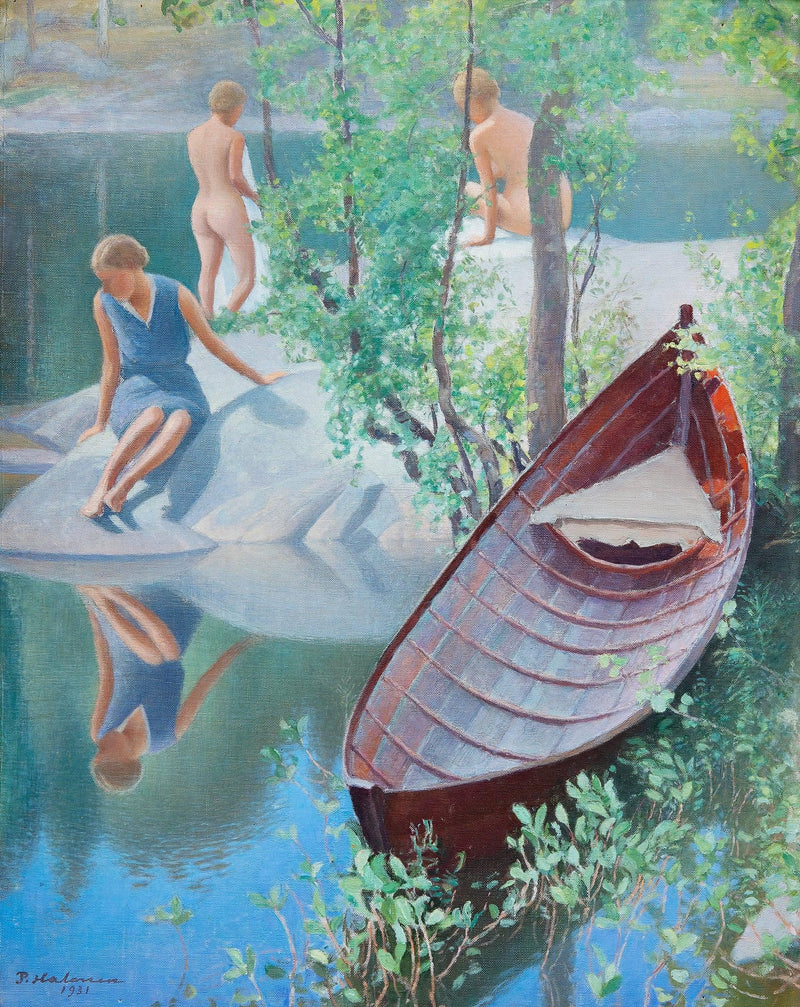 Summer Idyll by Pekka Halonen — Oil Painting Reproduction