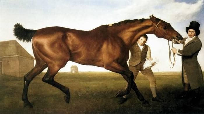 Hambletonian, Rubbing Down by George Stubbs — Oil Painting Reproduction